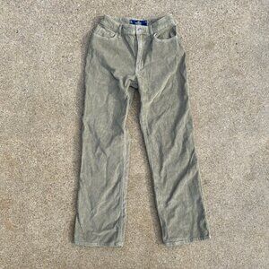 Hollister Jeans w24 Tan Corduroy Wide Leg Pants Flare Bell Y2K Bella Swan Grunge
